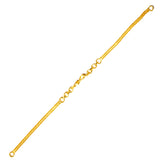 Detachable  back chains 24kt Gold Polish