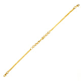 Braided Back Chains 24kt Gold Polish