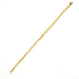 Classic With Fish hook Back  back chains 24kt Gold Polish
