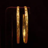 Khila Bangles size is 2.6 with 24kt Gold polished