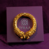 Deep Nakas Ancient Animal Bracelet For Men in 24kt Gold Polish