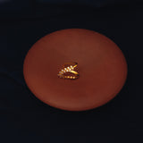 Diamonds V Shaped Cz Studed Vanki Ring 18kt Gold Polish