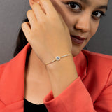 Adjustable Princess Diana Solitaire Bracelet chain