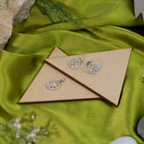 Pendant Earrings Set Sliver (2B)