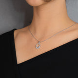 Pendant Earrings Set Sliver (2B)