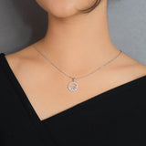 Pendant Earrings Set Sliver (2B)