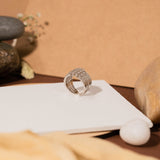 Baguette Cut Diamond Ring In White Gold