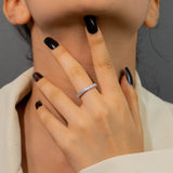 Diamond Eternity Band Ring White Gold