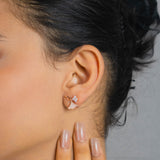 Mother Of Pearl Pendant Set In Rose Gold(5A)