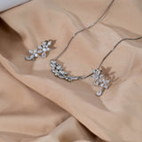 Serene Pendant set In White Gold (5C)