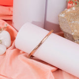 Dual Rose and white gold Spotted Bracelet (6A)