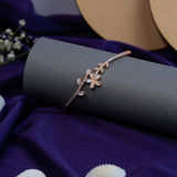 Cat Eye Bracelet In Rose Gold(6C)