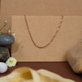 Unisex Rope chain Rose gold Chain (7A)