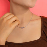 Aim for the Stars Pendant With chain In White Gold