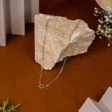 Aim for the Stars Pendant With chain In White Gold