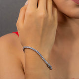 Classic Tennis Bracelet White Gold