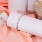 Classic Tennis Bracelet White Gold