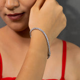 Classic Tennis Bracelet White Gold