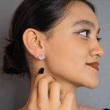 Pear cut pendant set rose gold