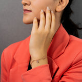 Holding on to you rose gold bracelet