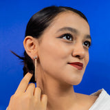 Bow Tie Earrings Rose Gold