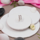 Ever Leafy White Gold Ring