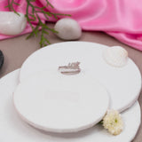 Ever Leafy White Gold Ring