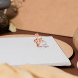 Garden Flowers Ring In Rose Gold
