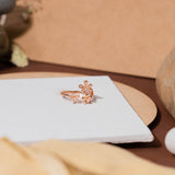 Garden Flowers Ring In Rose Gold