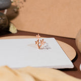 Garden Flowers Ring In Rose Gold