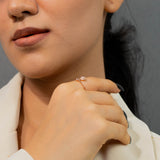 Princess Diana solitaire Ring In Rose Gold