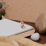 Butterfly Ring In Rose gold