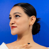 Lumina Dangles Earrings In Rose Gold