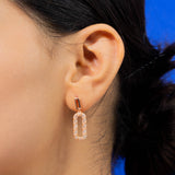 Lumina Dangles Earrings In Rose Gold