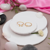 Transformable Butterfly Ring Cat eye solitaire : Versatile and Elegant design