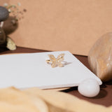 Golden Butterfly Glamour : Studded statement Ring