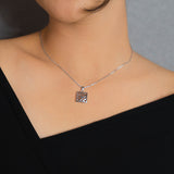 IYRAA Emblem Pendant In White Gold