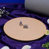 IYRAA Emblem Earring in White Gold