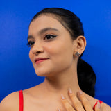 IYRAA Emblem Earring in White Gold