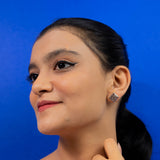 IYRAA Emblem Earring in White Gold