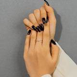 Cross Shaped With Heart and Zircon Studded Gold Ring