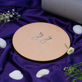 Carissa Wedding Earrings in White Gold