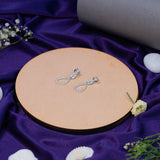 Carissa Wedding Earrings in White Gold