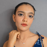 Heart Shaped Pendant Chain in Rose Gold