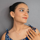 Heart Shaped Pendant Chain in Rose Gold