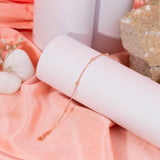 Granulated Station Bracelet in Rose Gold