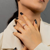 Eternity Wedding band rings in Rose Gold