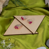 Floral Damsel Pendant Set In Rose Gold