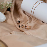 Eternity Of Roses Pendant Set - Rose Gold