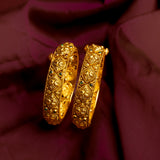 Deep Nakas Multi Colour With Peacock Kundan 24 kt Gold Plated Bangles